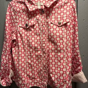 Pink Polka Dot Women’s Jacket